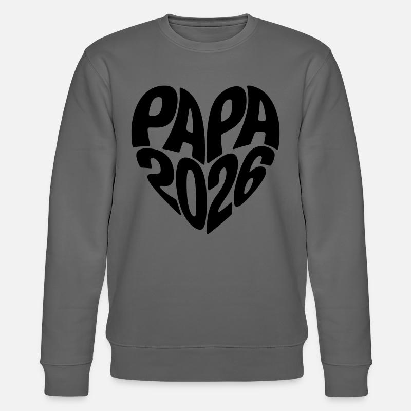 Papa 2026 - Stanley/Stella Unisex Bio-Sweatshirt CHANGER  - Anthrazit