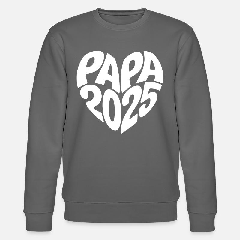 Papa 2025 - Stanley/Stella Unisex Bio-Sweatshirt CHANGER  - Anthrazit