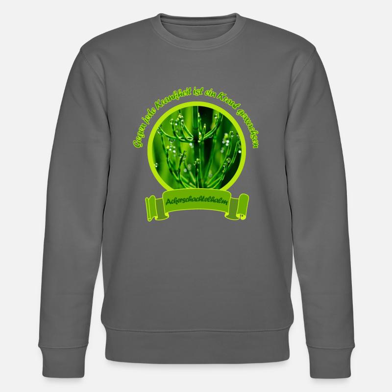 ackerschachtelhalm - Stanley/Stella Unisex Bio-Sweatshirt CHANGER  - Anthrazit