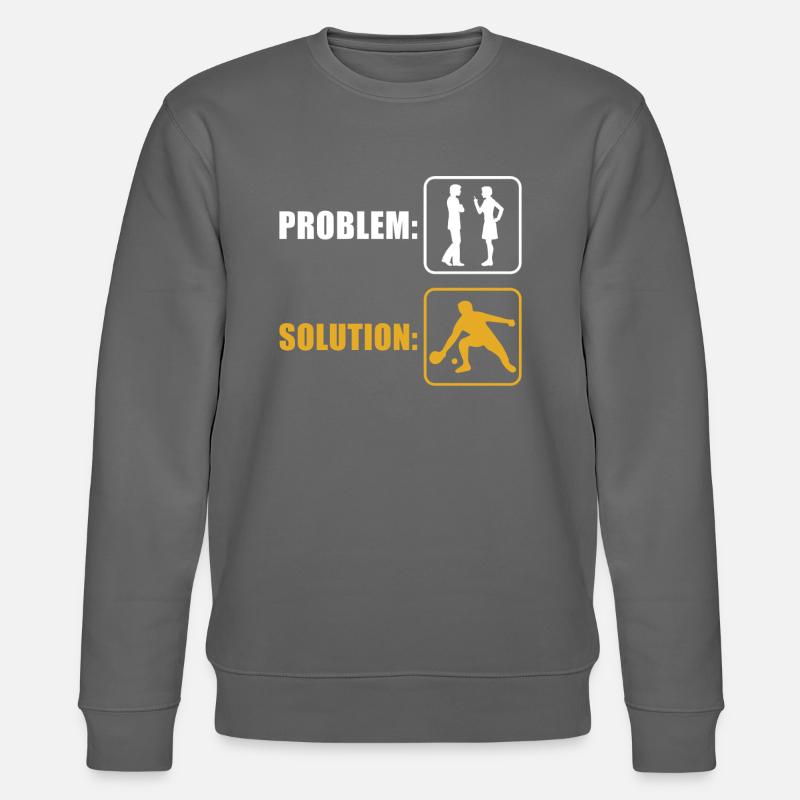 Jouer au tennis de table - Sweat bio CHANGER Stanley/Stella Unisexe - charbon