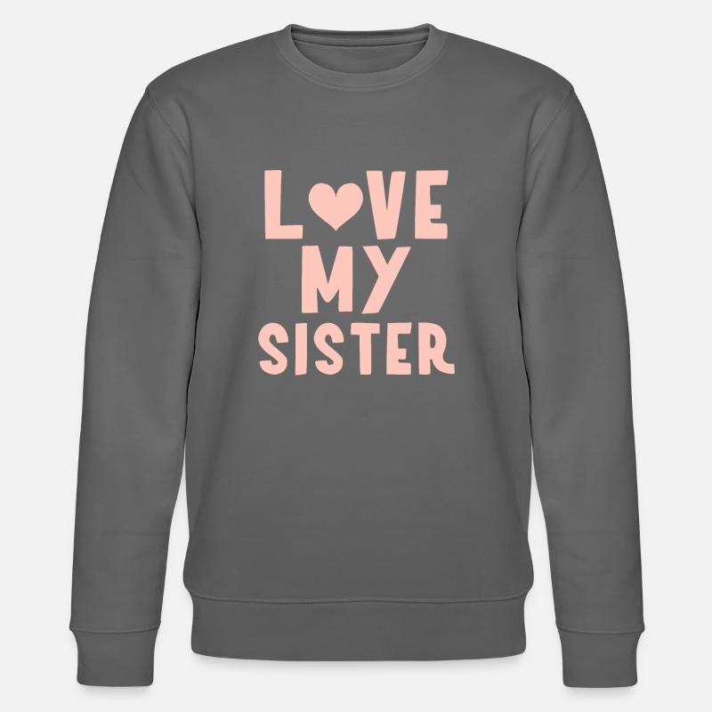 Ich meine Schwester - Stanley/Stella Unisex Bio-Sweatshirt CHANGER  - Anthrazit