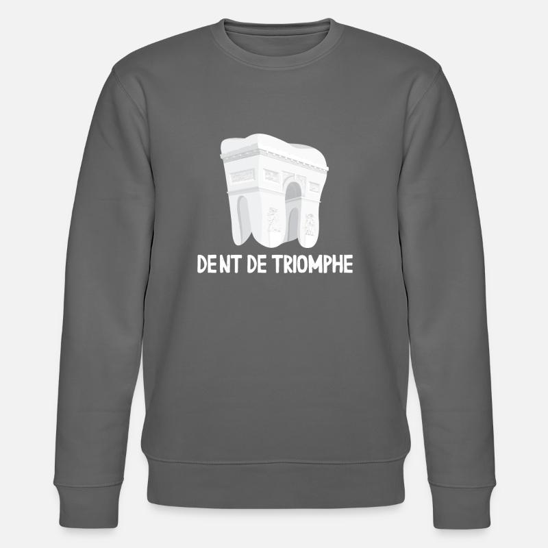 Dent De Triomphe - Sweat bio CHANGER Stanley/Stella Unisexe - charbon
