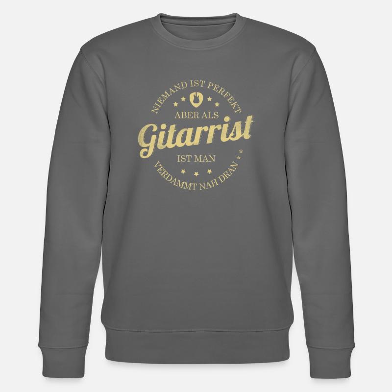Gitarrist perfekt - Stanley/Stella Unisex Bio-Sweatshirt CHANGER  - Anthrazit