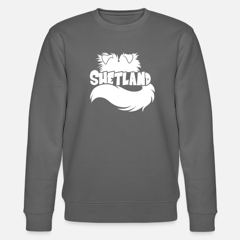 Silhouette Shetland - Blanc - Sweat bio CHANGER Stanley/Stella Unisexe - charbon