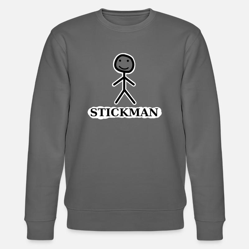 Strichmännchen - - Stanley/Stella Unisex Bio-Sweatshirt CHANGER  - Anthrazit