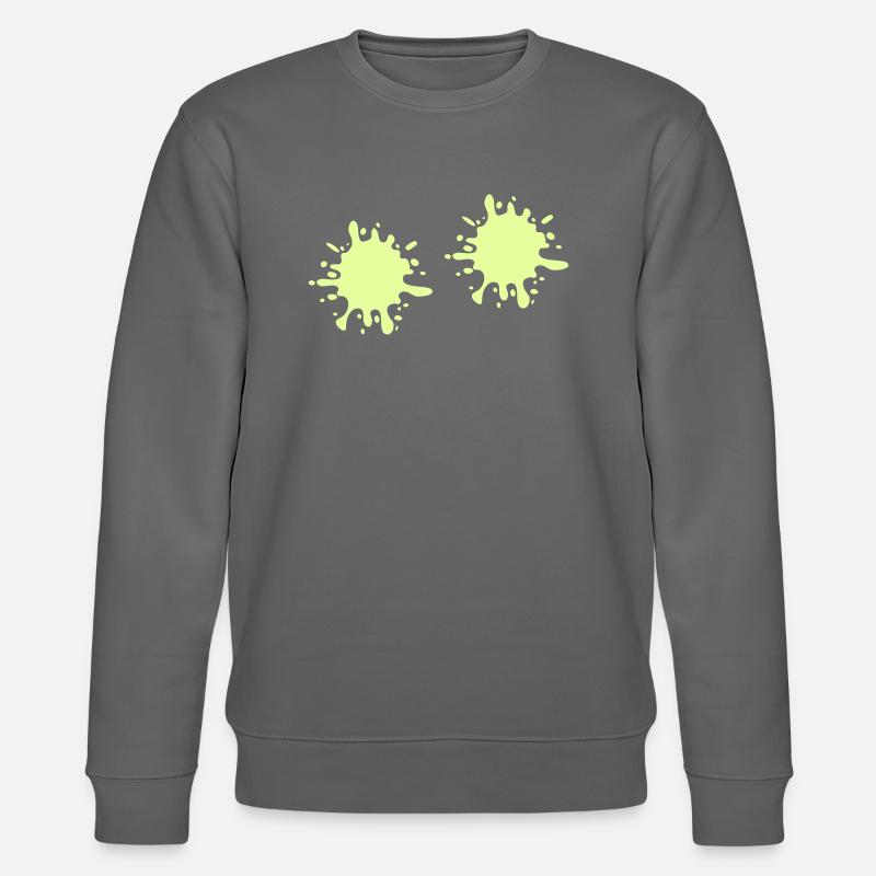 Farbklecks kleckse - Stanley/Stella Unisex Bio-Sweatshirt CHANGER  - Anthrazit