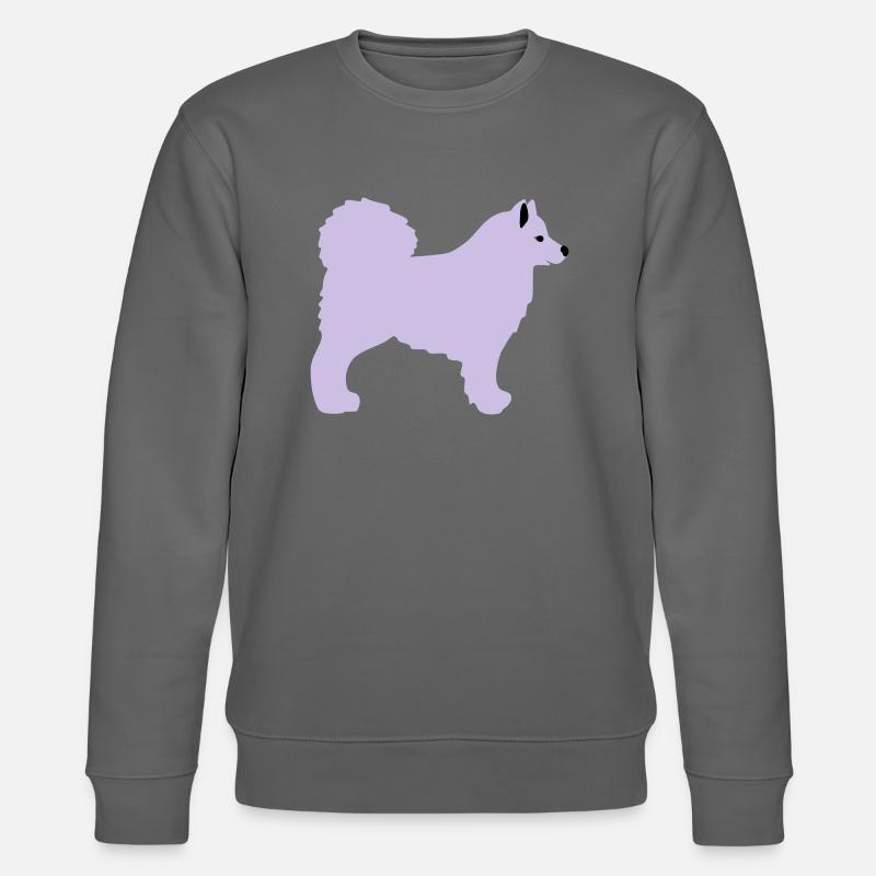 Samojede Vektor - Stanley/Stella Unisex Bio-Sweatshirt CHANGER  - Anthrazit