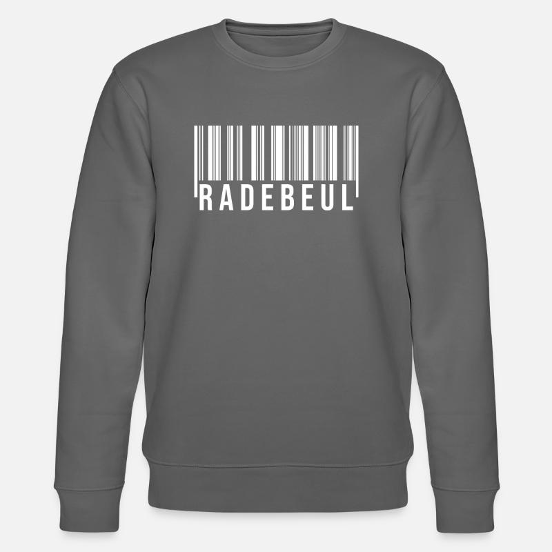 Radebeul Strichcode - Stanley/Stella Unisex Bio-Sweatshirt CHANGER  - Anthrazit