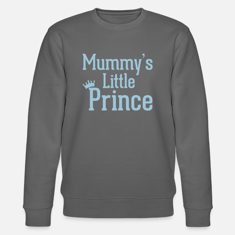 Mummy's Prince - Stanley/Stella Unisex Bio-Sweatshirt CHANGER  - Anthrazit