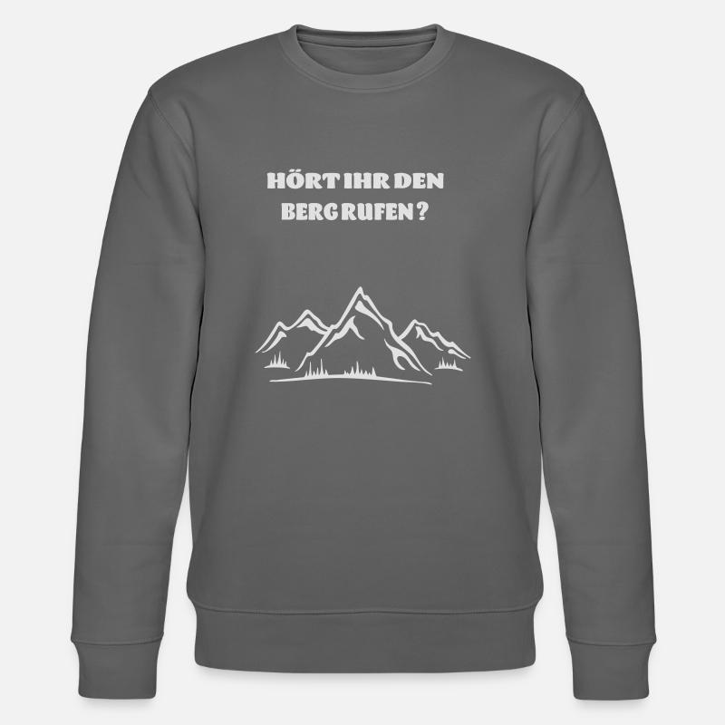 Berg ruft - Stanley/Stella Unisex Bio-Sweatshirt CHANGER - Anthrazit
