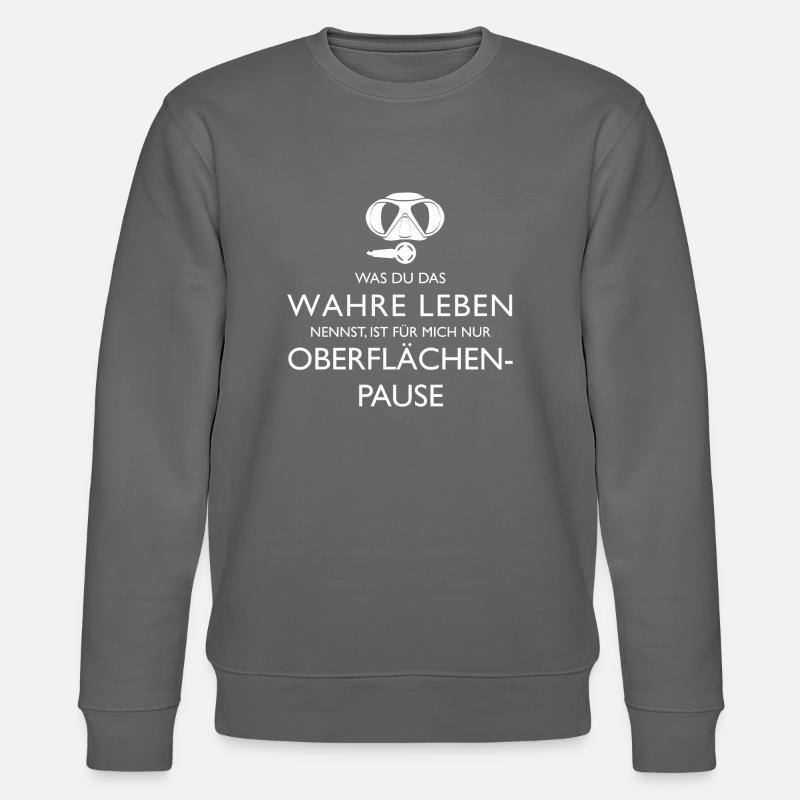 Oberflächenpause - Stanley/Stella Unisex Bio-Sweatshirt CHANGER  - Anthrazit