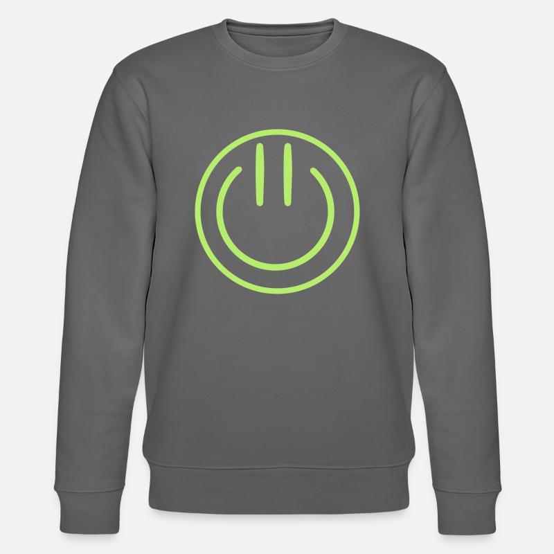 Smile on - Stanley/Stella Unisex Bio-Sweatshirt CHANGER  - Anthrazit