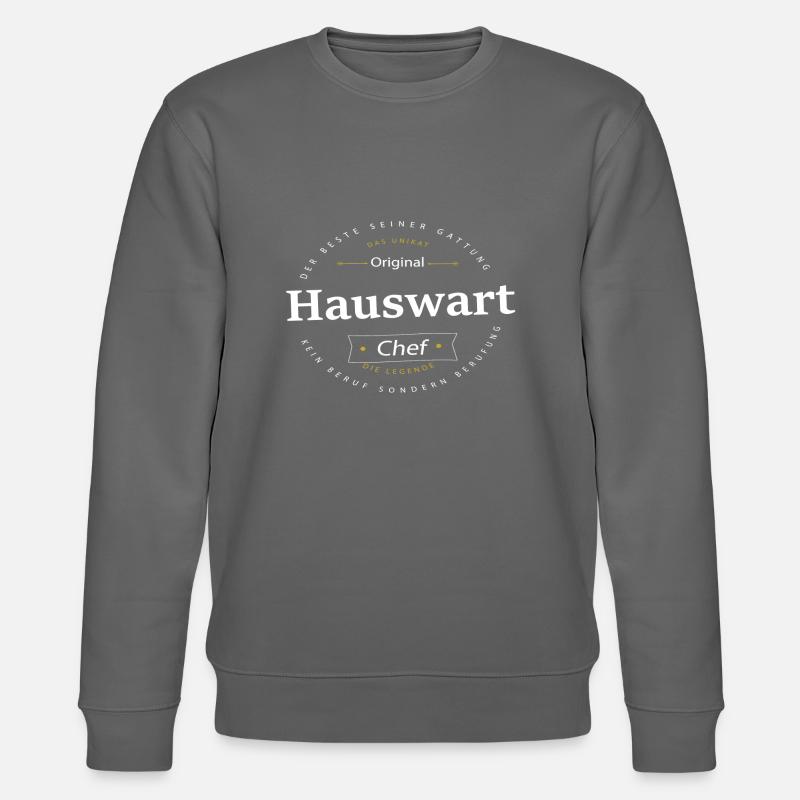 Beruf Hauswart - Stanley/Stella Unisex Bio-Sweatshirt CHANGER  - Anthrazit