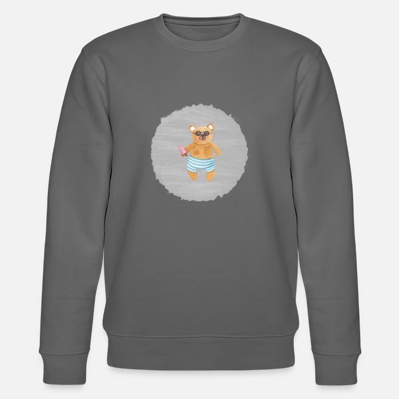 Süßer Bär - Stanley/Stella Unisex Bio-Sweatshirt CHANGER  - Anthrazit