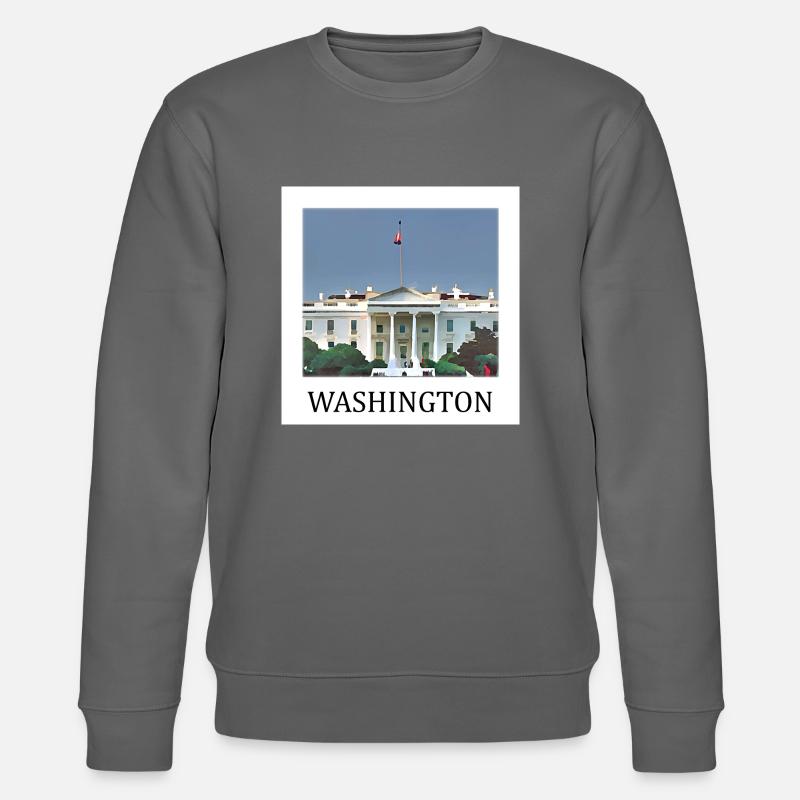 Washington D.C. - Stanley/Stella Unisex Bio-Sweatshirt CHANGER  - Anthrazit