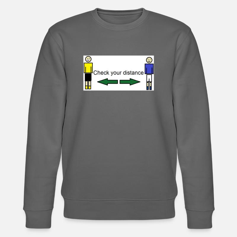 Check distance - Stanley/Stella Unisex Bio-Sweatshirt CHANGER  - Anthrazit