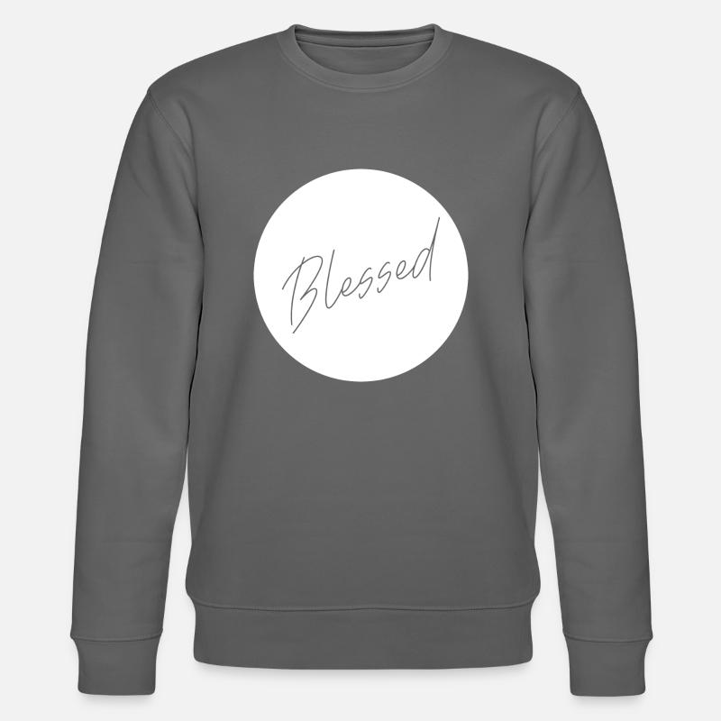 Christliche Sprüche - Stanley/Stella Unisex Bio-Sweatshirt CHANGER  - Anthrazit