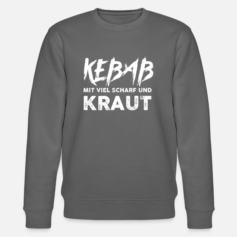Kebab - Stanley/Stella Unisex Bio-Sweatshirt CHANGER  - Anthrazit
