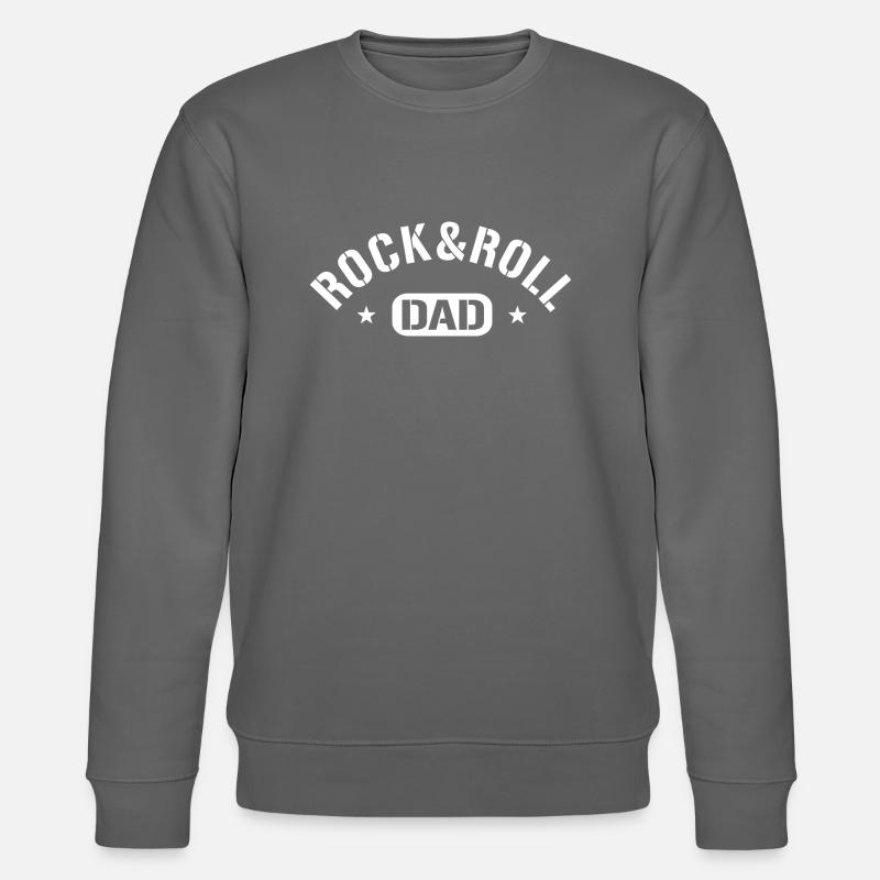 Rock and Roll Dad - Stanley/Stella Unisex Bio-Sweatshirt CHANGER - Anthrazit