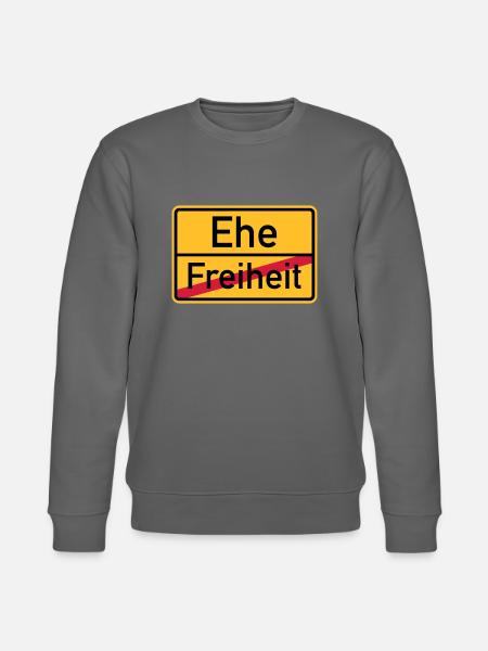 Ehe - Stanley/Stella Unisex Bio-Sweatshirt CHANGER  - Anthrazit