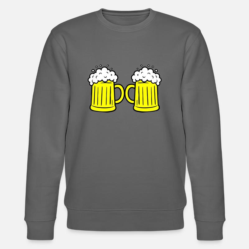 Bierglas Anstoßen - Stanley/Stella Unisex Bio-Sweatshirt CHANGER  - Anthrazit