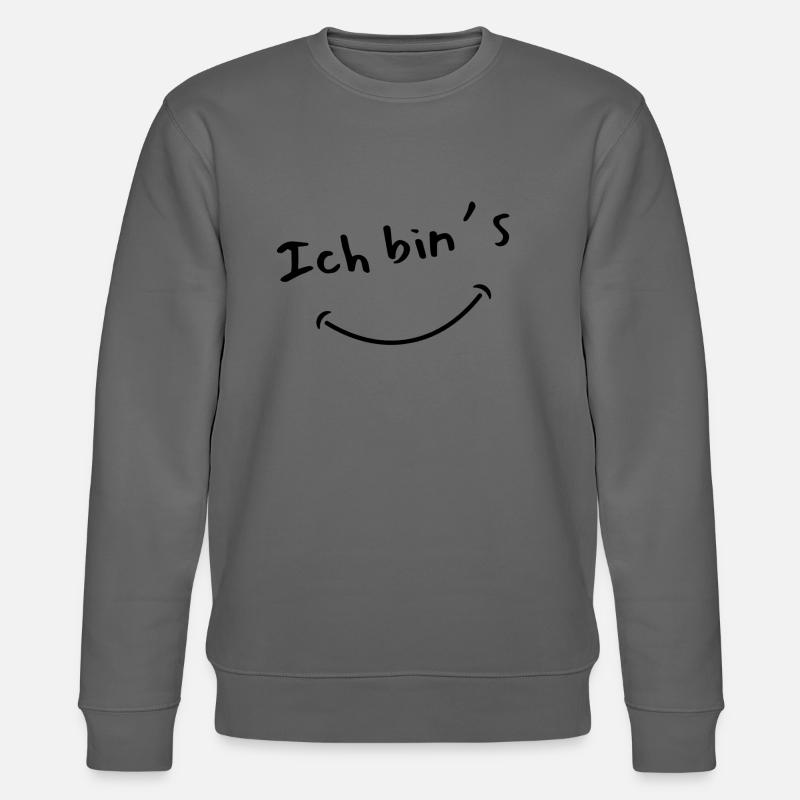 Ich bin`s - Stanley/Stella Unisex Bio-Sweatshirt CHANGER  - Anthrazit