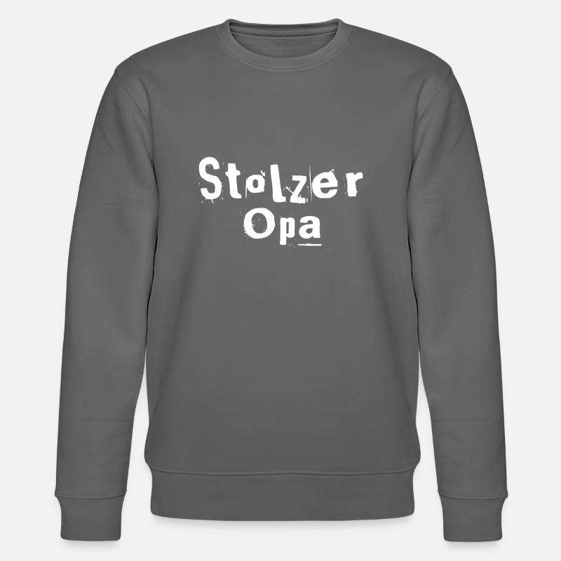 Stolzer Opa - Stanley/Stella Unisex Bio-Sweatshirt CHANGER  - Anthrazit