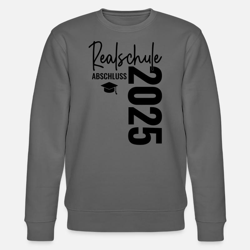 Abschluss 2025 Realschule - Stanley/Stella Unisex Bio-Sweatshirt CHANGER  - Anthrazit