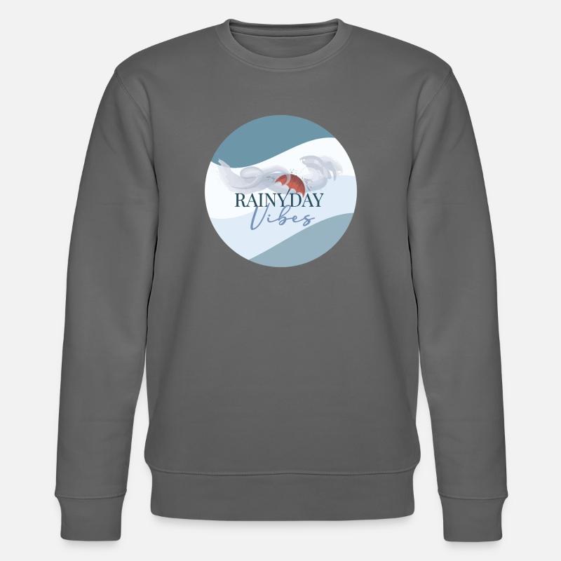 Vibrations des jours de pluie - Sweat bio CHANGER Stanley/Stella Unisexe - charbon