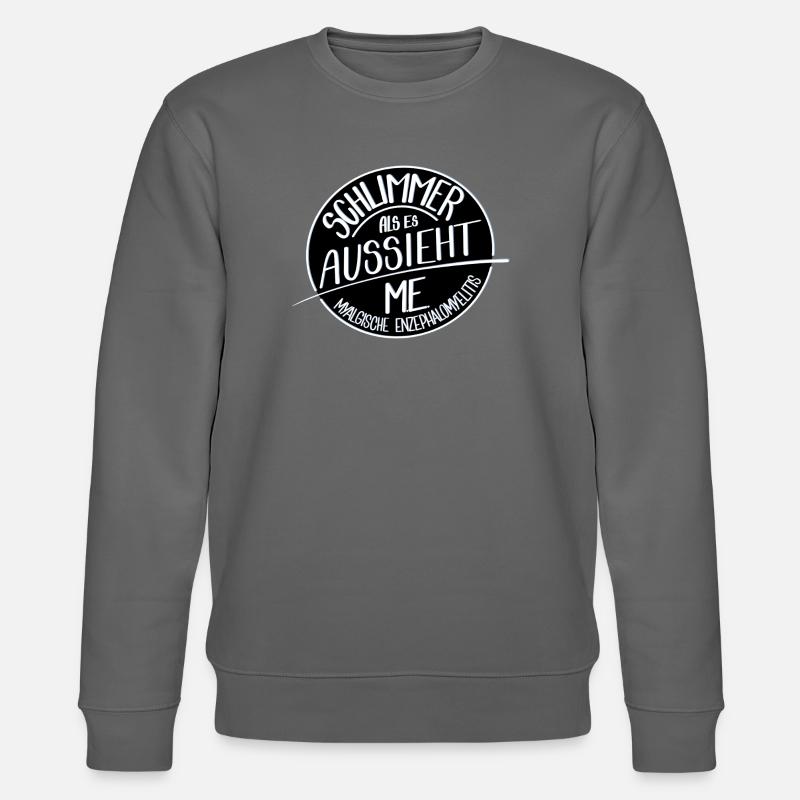 Schlimmer als es aussieht, ME - Stanley/Stella Unisex Bio-Sweatshirt CHANGER - Anthrazit