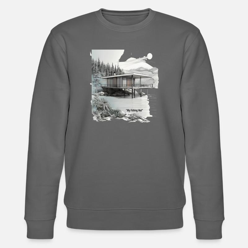 Aqua Lodge Aussichtspunkt - Stanley/Stella Unisex Bio-Sweatshirt CHANGER  - Anthrazit