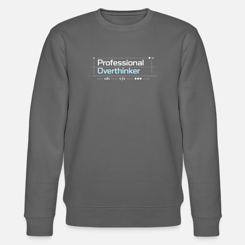 Technologie professionnelle OVERTHINKER - Sweat bio CHANGER Stanley/Stella Unisexe - charbon