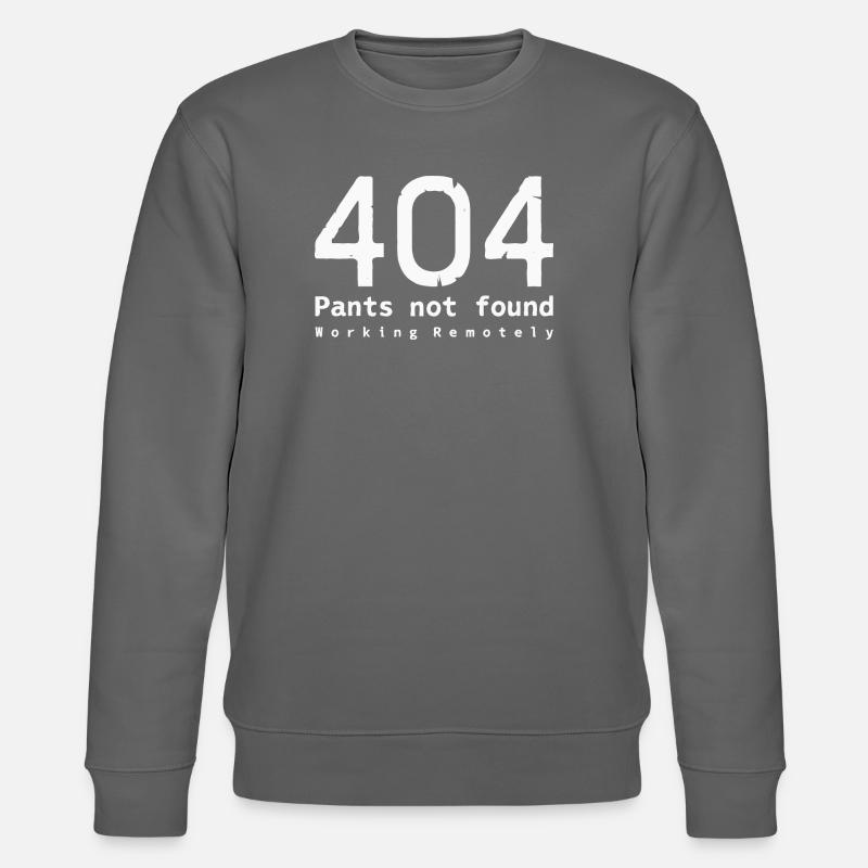 Homeoffice 404 Error Funny - Stanley/Stella Unisex Bio-Sweatshirt CHANGER  - Anthrazit
