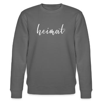 heimat - YOGA - Stanley/Stella Unisex Bio-Sweatshirt CHANGER  - Anthrazit - Vorne - Nik (191cm) & Marisol (170cm)