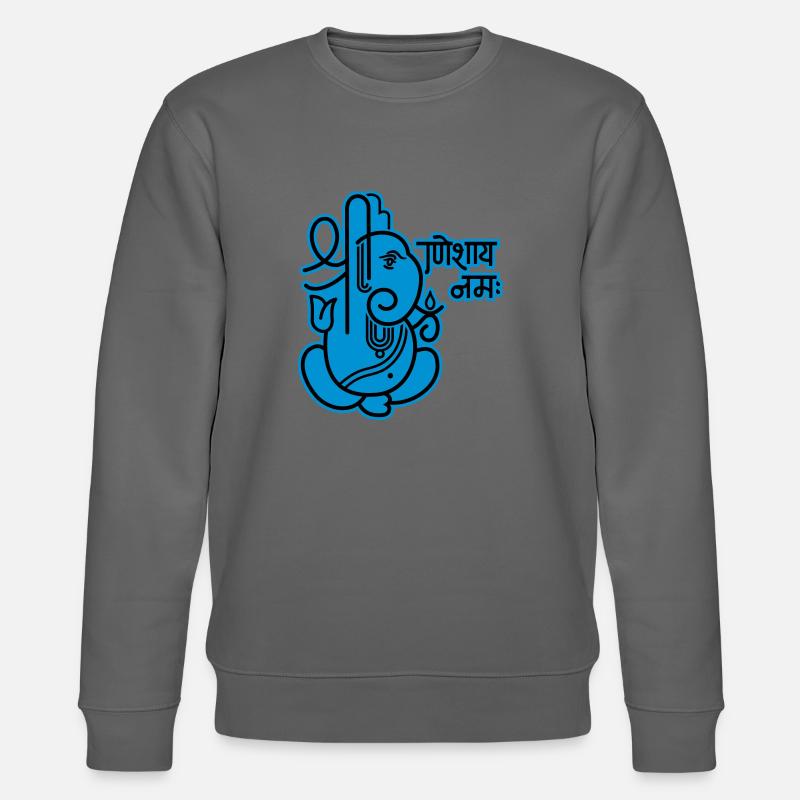 Ganesha Elephant No.05_2c - Sweat bio CHANGER Stanley/Stella Unisexe - charbon