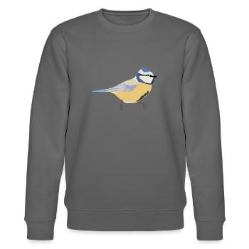 Blaumeise - Stanley/Stella Unisex Bio-Sweatshirt CHANGER  - Anthrazit - Vorne - Nik (191cm) & Marisol (170cm)
