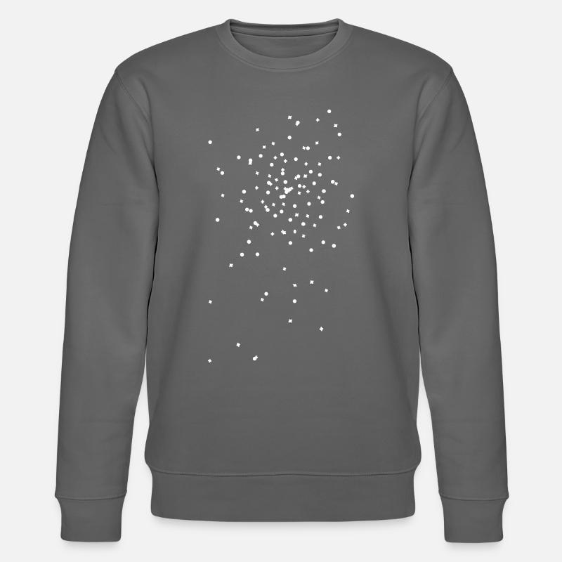 konfetti räppli flocken - Stanley/Stella Unisex Bio-Sweatshirt CHANGER  - Anthrazit