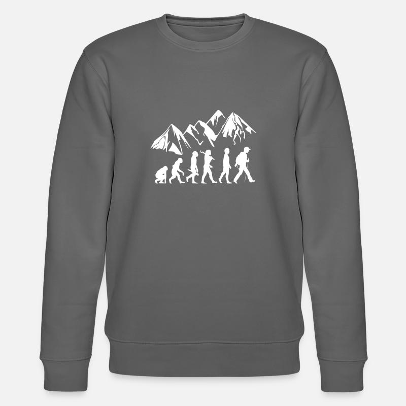 Wandern Evolution - Stanley/Stella Unisex Bio-Sweatshirt CHANGER  - Anthrazit