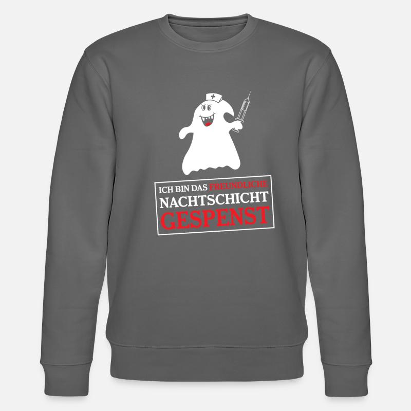 Krankenschwester Krankenpfleger - Stanley/Stella Unisex Bio-Sweatshirt CHANGER - Anthrazit