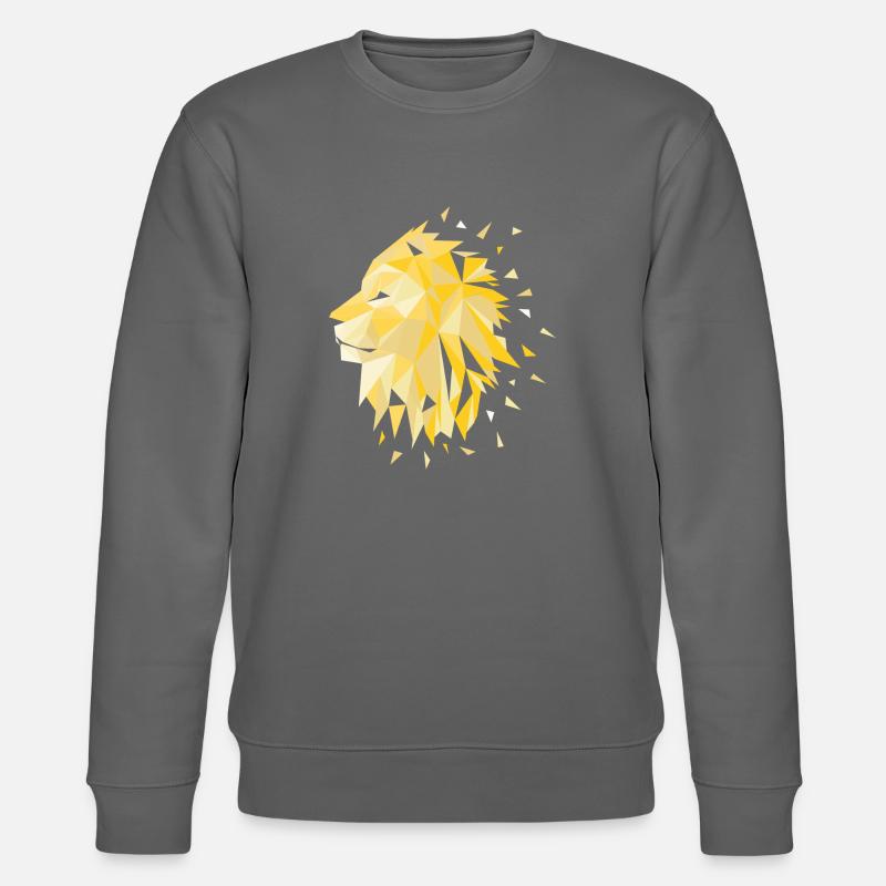 Löwe - Stanley/Stella Unisex Bio-Sweatshirt CHANGER  - Anthrazit