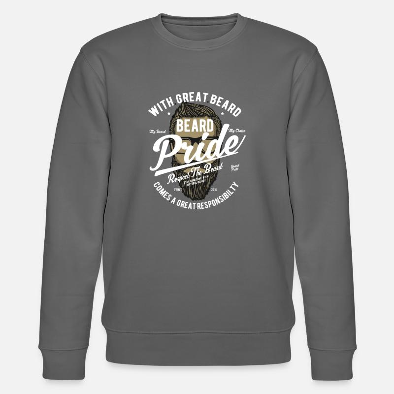 Beard Pride 2 - Stanley/Stella Unisex Bio-Sweatshirt CHANGER  - Anthrazit