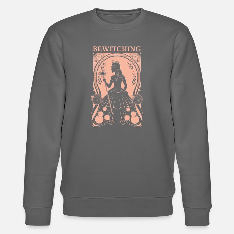 Wicked Glinda Design Bewitching - Stanley/Stella Unisex Bio-Sweatshirt CHANGER  - Anthrazit