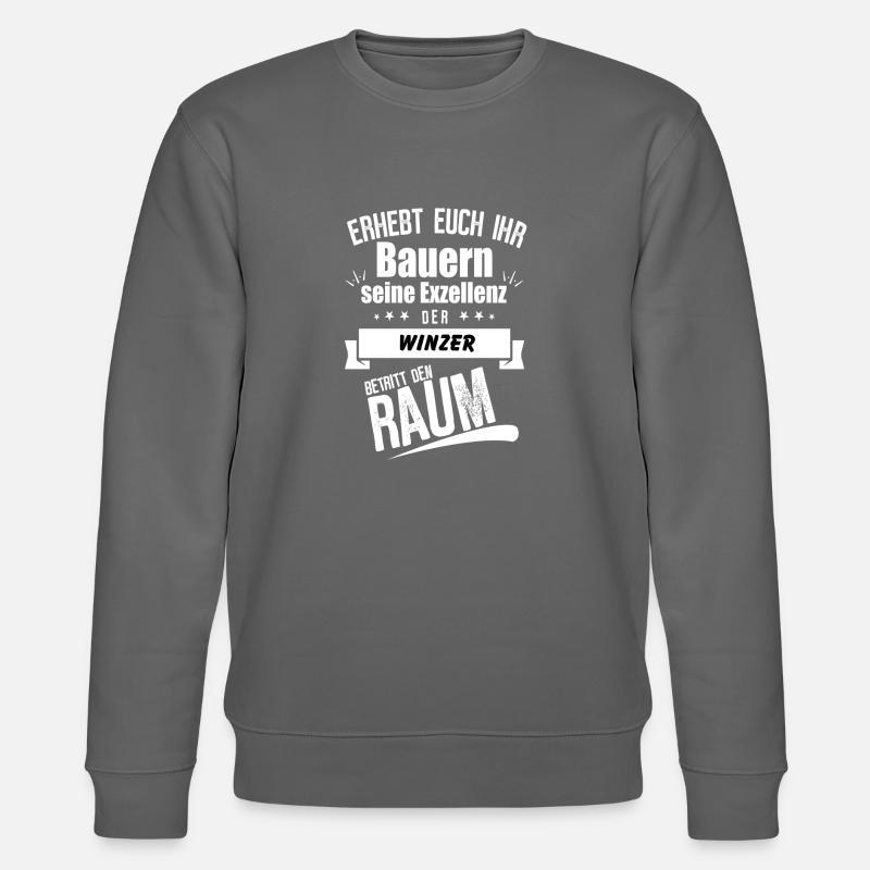 Winzer - Stanley/Stella Unisex Bio-Sweatshirt CHANGER  - Anthrazit