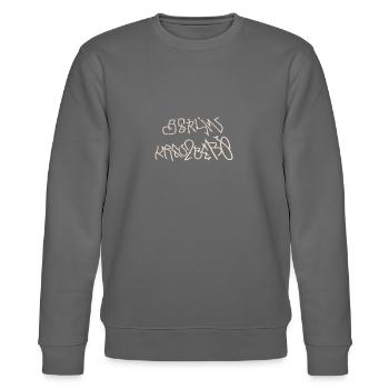Berlin Graffiti Wildstyle Hoodie - Stanley/Stella CHANGER Unisex Organic Sweatshirt - anthracite - Front - Nik (191cm) & Marisol (170cm)