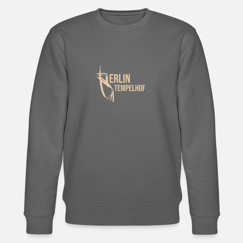 Berlin Tempelhof T-Shirt Souvenir - Stanley/Stella Unisex Bio-Sweatshirt CHANGER - Anthrazit