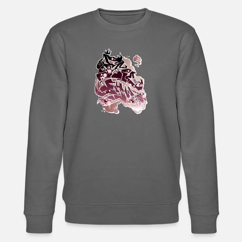 Dragon Graffito Abstract - Stanley/Stella CHANGER Unisex Organic Sweatshirt - anthracite