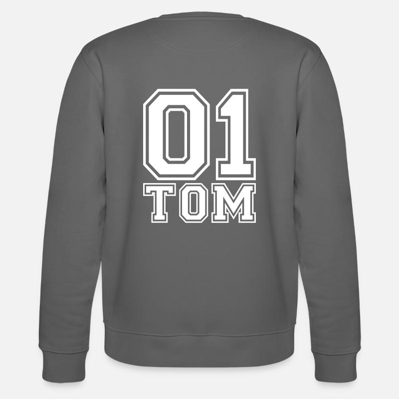Tom - Name - Stanley/Stella Unisex Bio-Sweatshirt CHANGER  - Anthrazit