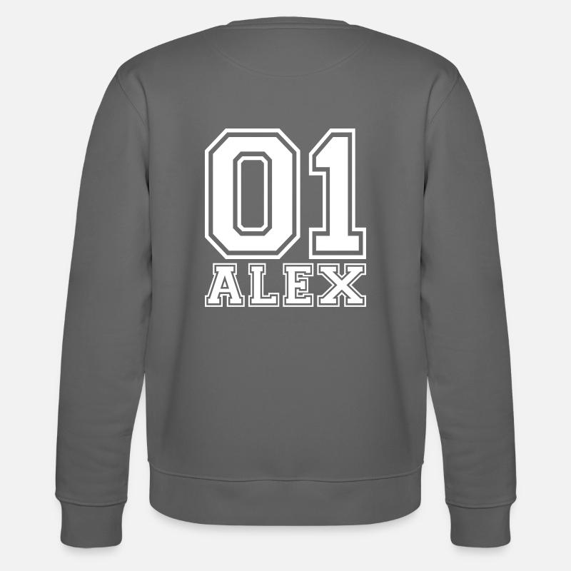 Alex - Name - Stanley/Stella Unisex Bio-Sweatshirt CHANGER  - Anthrazit