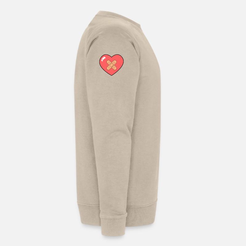 Herz mit Pflaster Stanley/Stella Unisex Bio-Sweatshirt CHANGER 