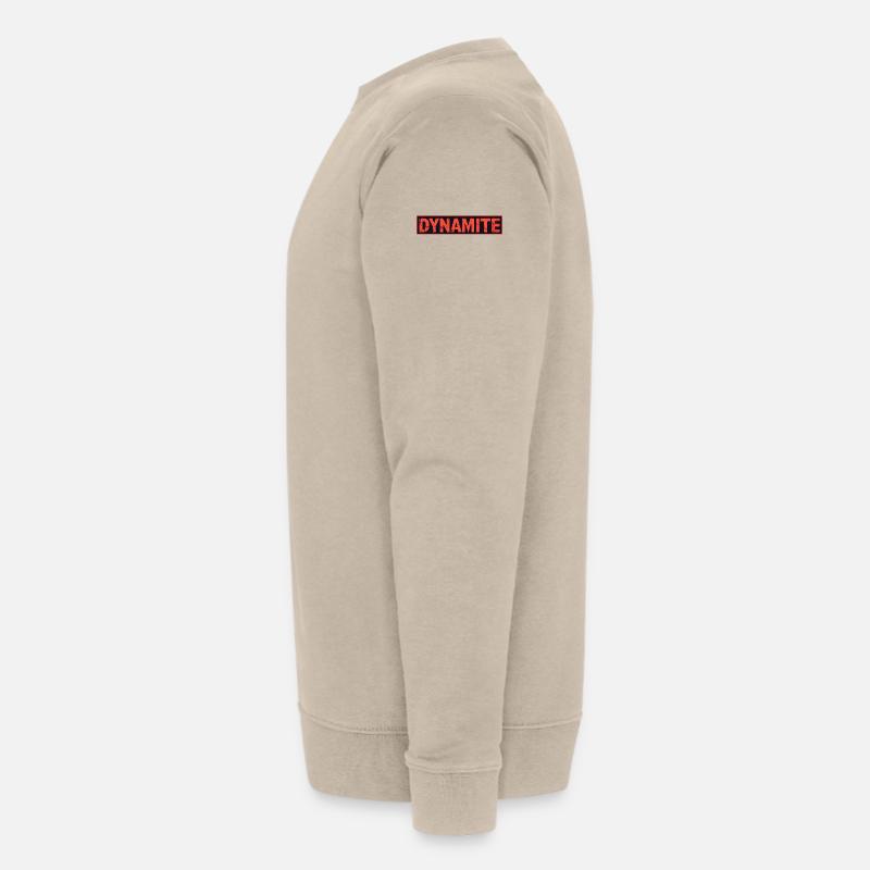 Dynamitisches rotes Grunge-Poster Stanley/Stella Unisex Bio-Sweatshirt CHANGER 